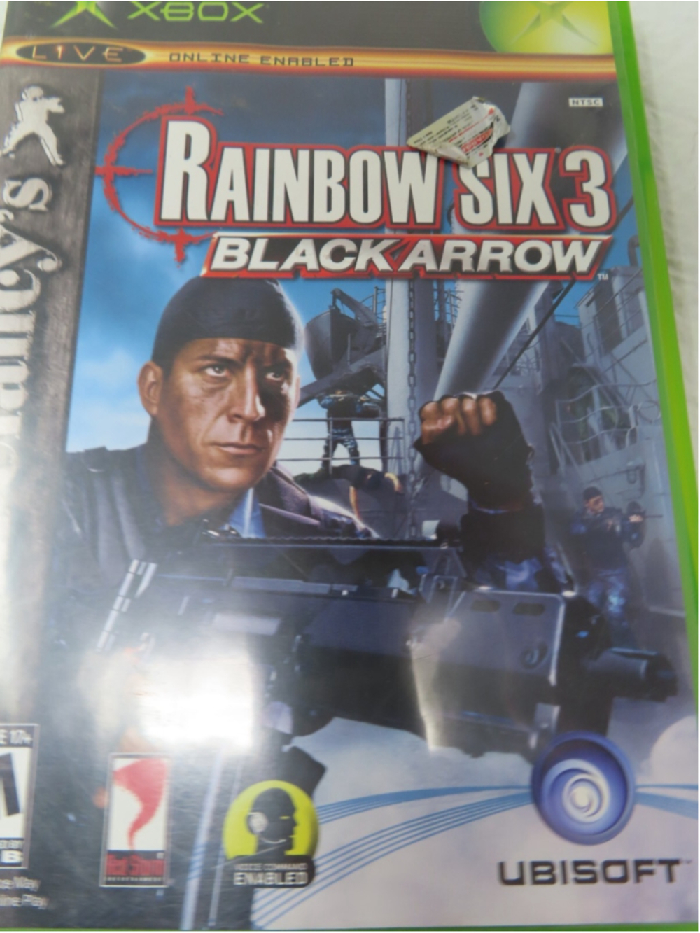 Rainbow Six 3 (Tom Clancy's) - Xbox Video Game VERY GOOD Manual Reg Card
